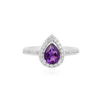 Bague en argent et Améthyste de Sibérie