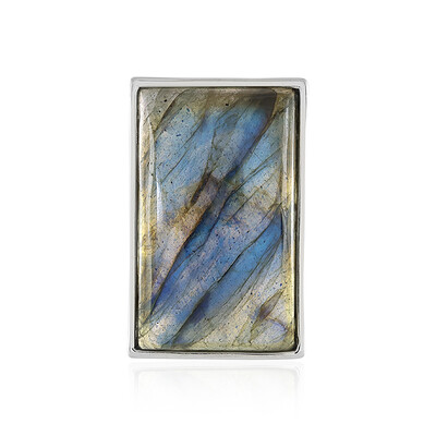 Pendentif en argent et Labradorite (MONOSONO COLLECTION)