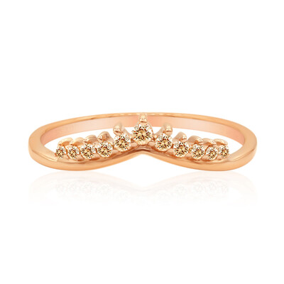 Bague en or et Diamant rose de France SI1 d'Argyle  (Annette)