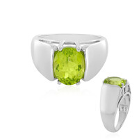 Bague en argent et Péridot de l'Arizona