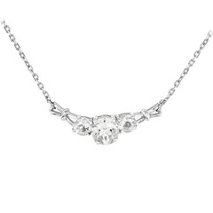 Collier en argent et Pétalite