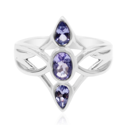Bague en argent et Tanzanite