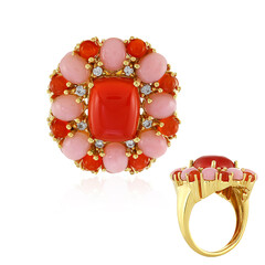 Bague en argent et Cornaline