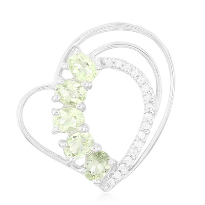 Pendentif en argent et Tourmaline