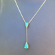 Collier en or et Emeraude de Zambie AAA