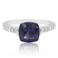 Bague en or et Quartz Myrtille