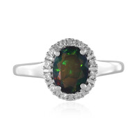 Bague en argent et Opale Mezezo