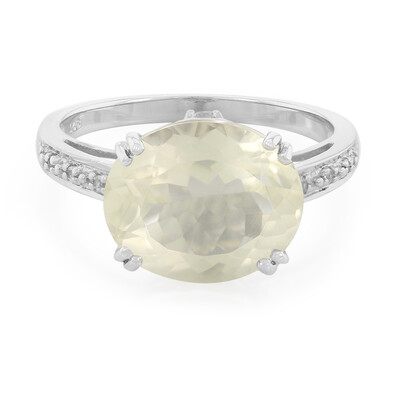 Bague en argent et Orthose