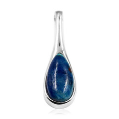 Pendentif en argent et Azurite-Malachite