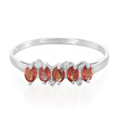 Bague en argent et Rubis de Tanzanie