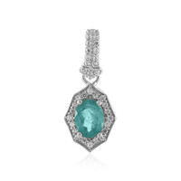 Pendentif en argent et Grandidierite