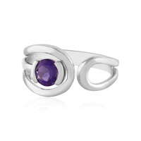 Bague en argent et Améthyste de Sibérie (de Melo)