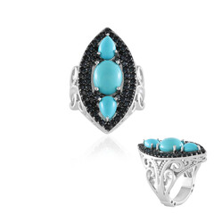 Bague en argent et Turquoise Sleeping Beauty (Dallas Prince Designs)