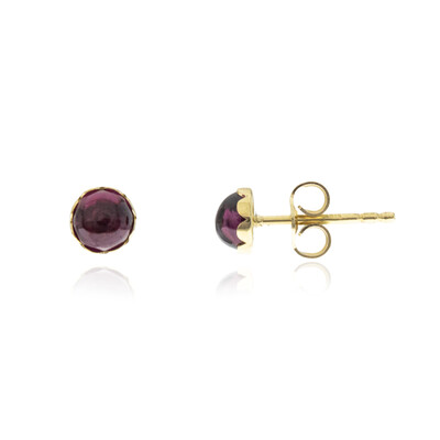 Boucles d'oreilles en or et Grenat Rhodolite (CUSTODANA)
