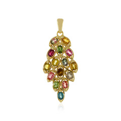 Pendentif en argent et Tourmaline