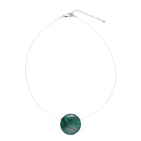 Collier en argent et Malachite