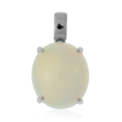 Pendentif en platine et Opale Welo AAA