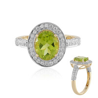 Bague en or et Péridot