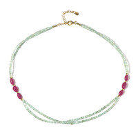 Collier en argent et Rubis