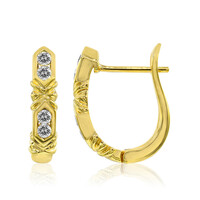 Boucles d'oreilles en or et Diamant SI1 (G)