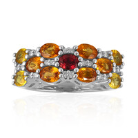Bague en argent et Saphir