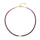 Collier en argent et Rubis de Tanzanie (Riya)