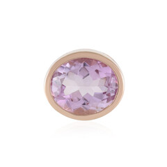 Pendentif en argent et Améthyste Rose de France