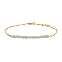 Bracelet en argent et Pierre de Lune arc-en-ciel