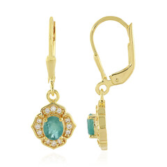 Boucles d'oreilles en argent et Grandidierite