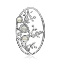 Pendentif en argent et Perle de culture d'eau douce (TPC)