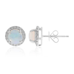 Boucles d'oreilles en or et Opale Welo AAA (CIRARI)