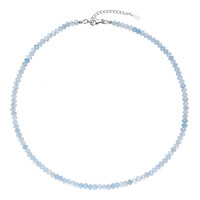 Collier en argent et Aigue-marine du Brésil