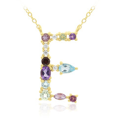 Collier en argent et Topaze bleu Suisse