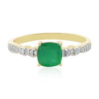 Bague en or et Emeraude du Brésil