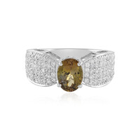 Bague en or et Tanzanite jaune non chauffée
