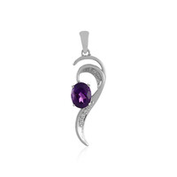 Pendentif en argent et Améthyste de Sibérie