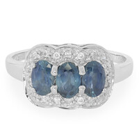 Bague en argent et Saphir de Kanchanaburi