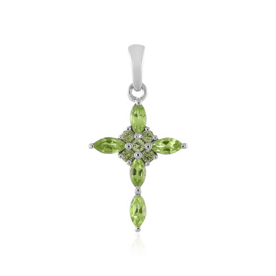 Pendentif en argent et Péridot de l'Arizona