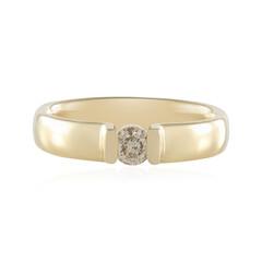 Bague en argent et Diamant chocolat I2