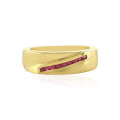 Bague en argent et Rubis