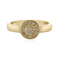 Bague en or et Diamant chocolat I3