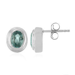 Boucles d'oreilles en argent et Zircon de Ratanakiri