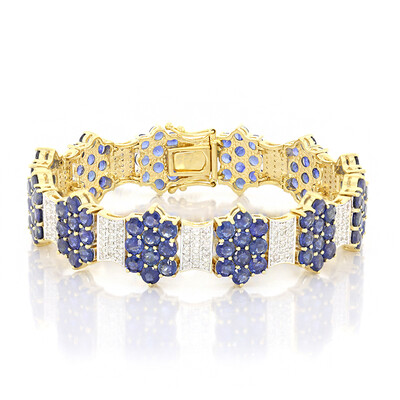 Bracelet en or et Saphir d'Éthiopie (AMAYANI)