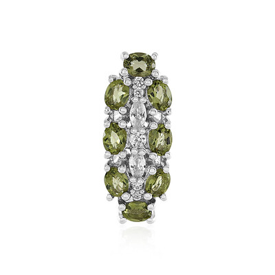 Pendentif en argent et Moldavite