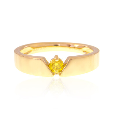 Bague en or et Diamant SI2 jaune (de Melo)