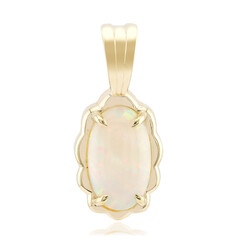 Pendentif en or et Opale blanche du Brésil