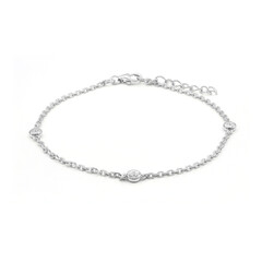 Bracelet en argent et Diamant I1 (G)