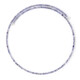 Collier ras du cou en acier et Tanzanite (Riya)