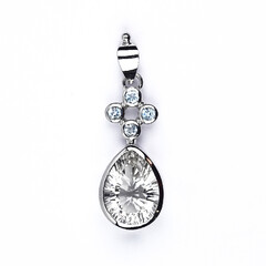 Pendentif en argent et Quartz Princier