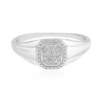 Bague pour homme en argent et Diamant I2 (I)